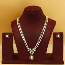 Stylish Light Weight Polki Pendant Set 17720-21