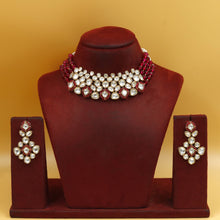 Choker Kundan Necklace Set 8213-4