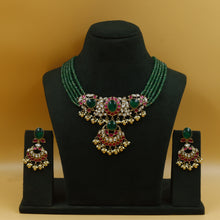 Moissanite Sabya Inspired Choker Kundan Necklace Set 19088-87