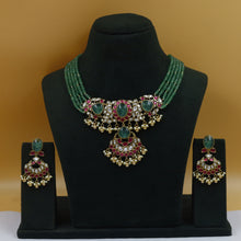 Moissanite Sabya Inspired Choker Kundan Necklace Set 19088-87