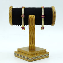 Zircon/AD Gold Plated Bangles 3385-08