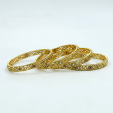 Antique Gold Finish Bangles/Kada 12049-28