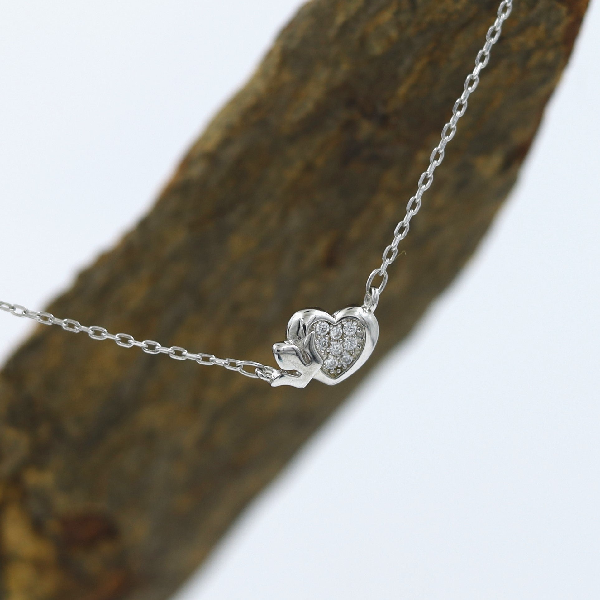 Pure 925 Silver Pendant with 16 inch chain 5144-22