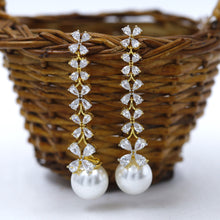 Danglers Zircon/AD Earring 17400-34