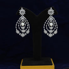 Danglers Zircon/AD Earring 17401-34