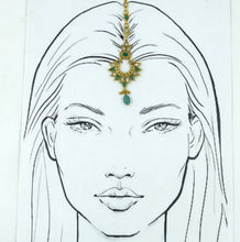 Gold Look Maang tikka 8286-100