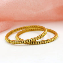 Antique Gold Finish Bangles/Kada 10210-28
