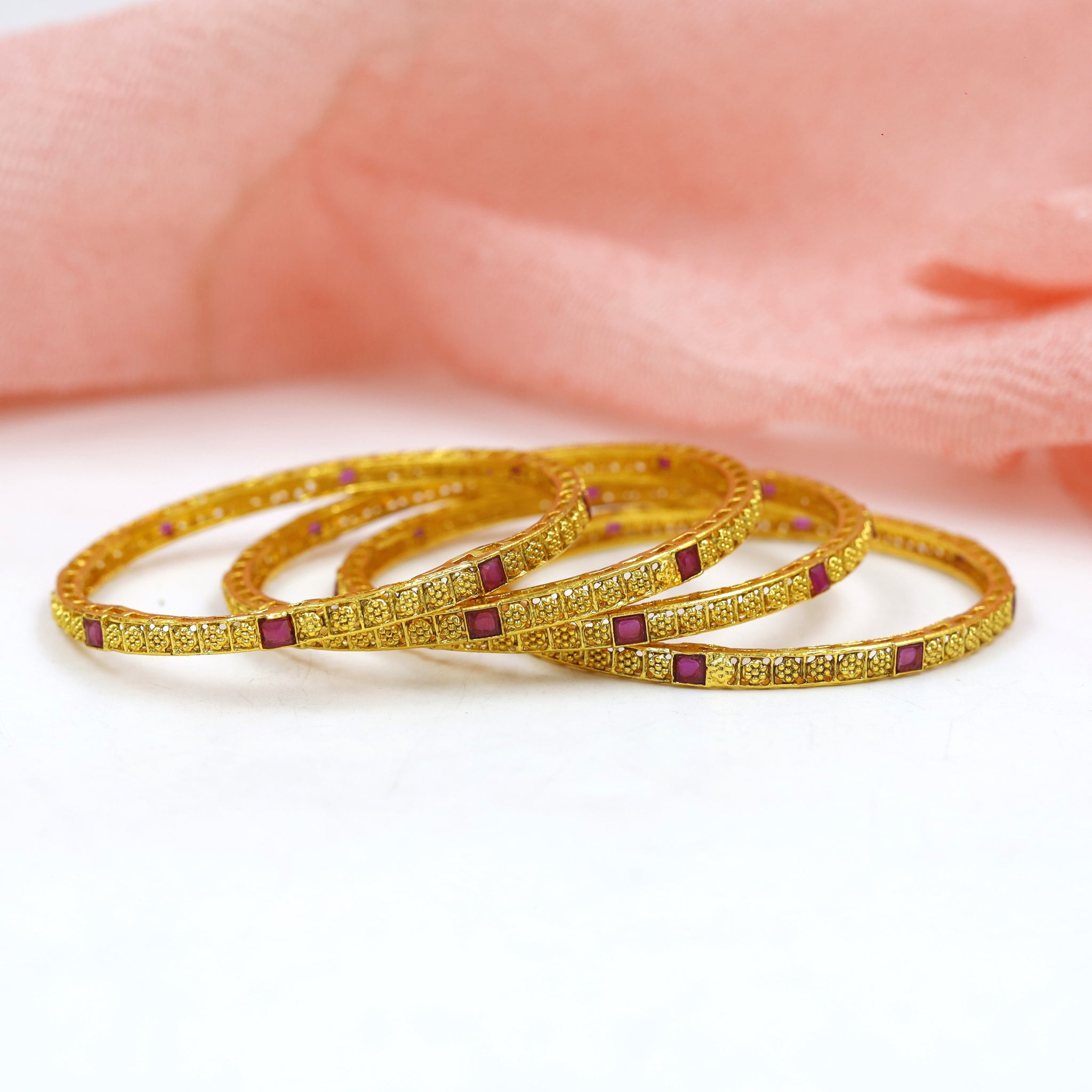 Ruby Bangles/Kada 4090-36358