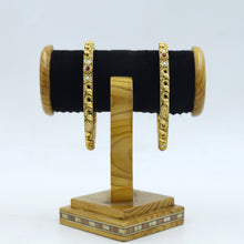 Antique Gold Finish Bangles/Kada 12053-28