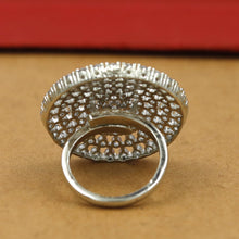 Zircon/AD Cocktail Adjustable Ring 1480-02