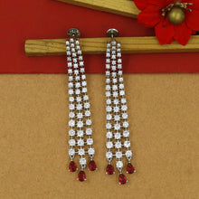 Zircon/AD Long Earring 17778-4960