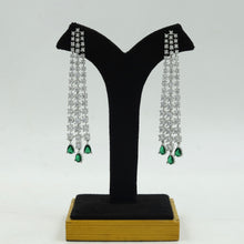 Zircon/AD Long Earring 17778-4960