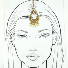 Gold Look Maang Tikka 17453-100