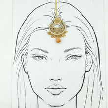 Gold Look Maang Tikka 17452-100