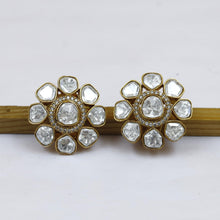 Moissanite Choker Kundan Necklace Set 19079-87