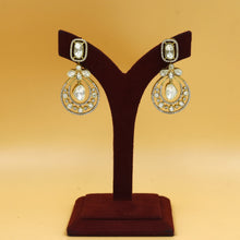 Moissanite Chandbali Kundan Earring 19114-87