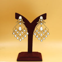 Moissanite Danglers Kundan Earring 19116-87
