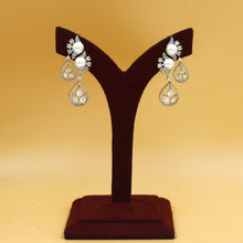 Light Pearl Zircon/AD Earring 19134-31