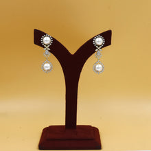 Light Pearl Zircon/AD Earring 19131-31