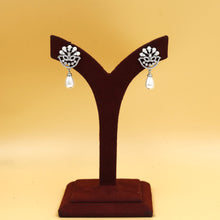Light Pearl Zircon/AD Earring 19130-31