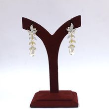 Light Pearl Zircon/AD Earring 19129-31