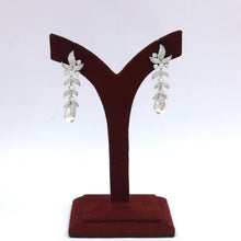Light Pearl Zircon/AD Earring 19129-31