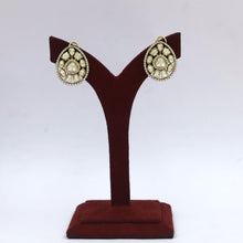 Moissanite Tops/Studs Kundan Earring 19110-87