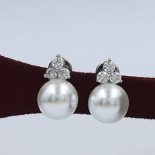Light Pearl Zircon/AD Earring 19127-31