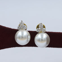 Light Pearl Zircon/AD Earring 19127-31