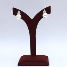 Light Pearl Zircon/AD Earring 19127-31