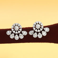 Choker Pearl Zircon/AD Necklace Set 19135-31