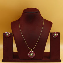 Designer Light Weight Jadau Pendant Set 19960-48