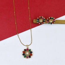 Designer Light Weight Jadau Pendant Set 19960-48