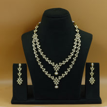 Round Neck Jadau Necklace Set 19226-48
