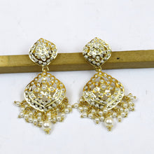 Long Neck Jadau Necklace Set 19233-48