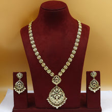 Long Neck Jadau Necklace Set 19233-48