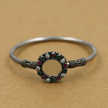 Ruby Green Pure Silver Bracelet 14144-1235