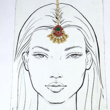 Moissanite Sabya Inspired Kundan Maang Tikka 19109-87