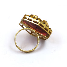 Sabyasachi Inspired Moissanite Kundan Ring 16828-87