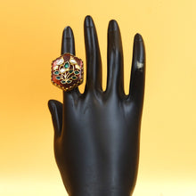 Sabyasachi Inspired Moissanite Kundan Ring 16828-87