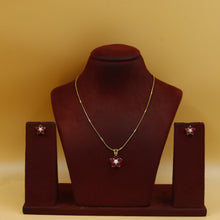Light Jadau Pendant Set 19160-48