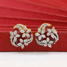 Tops/Studs Zircon/Ad Earring 19457-69