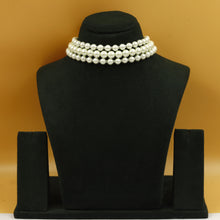 Choker Pearl Necklace Set 6113-80