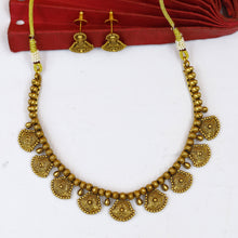 Round Neck Antique Necklace Set 19586-31