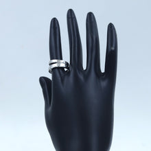 Pure Silver 925 Hallmarked  Couple Ring 7969-22