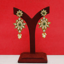 Long Neck Polki Necklace Set 4880-21