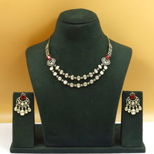 Round Neck Layered Kundan Necklace Set 19477-69