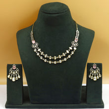 Round Neck Layered Kundan Necklace Set 19477-69