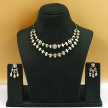 2 Line Layered Kundan Necklace Set 19496-69