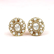 Moissanite Tops/Studs Kundan Earring 19107-87